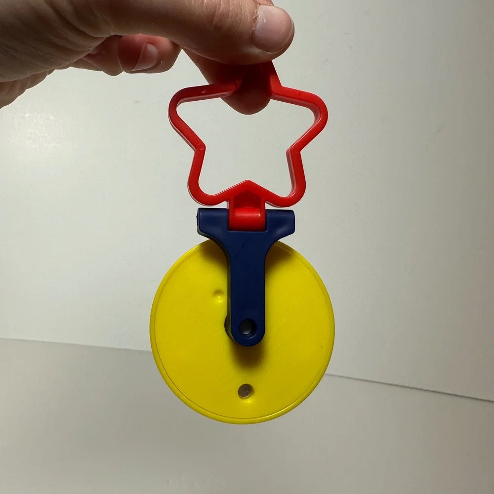 Nintendo Super Mario Bros Movie McDonalds Happy Meal Toy Spinning Star Clip 2026